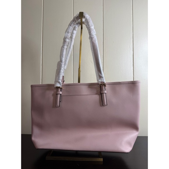 Michael Kors Tote Handbag Women's Jet Set Travel Blossom Carry All Leather NWT - Picture 1 of 16